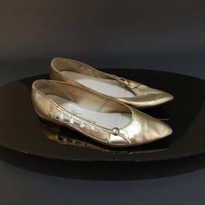 Dream Step gold flats